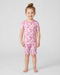 Template Bamboo Two Piece Short Sleeve Shorts Pyjamas Set
