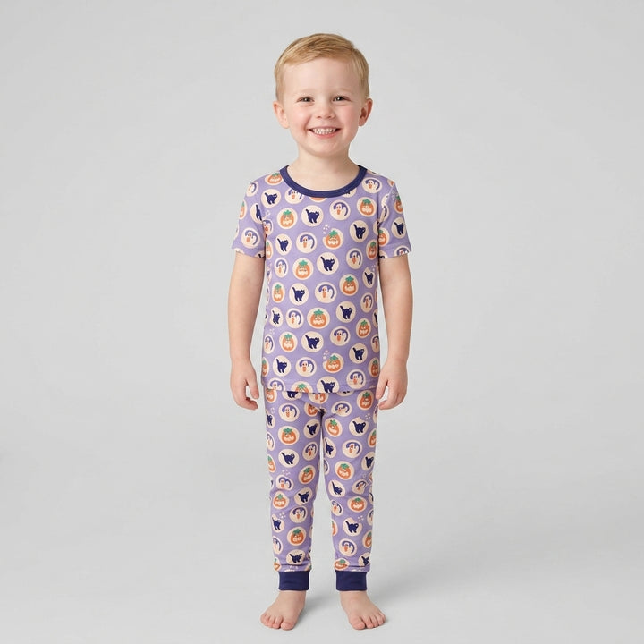 Boo Crew Bamboo Two Piece Short Sleeve Pajama Set