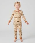 Template Bamboo Two Piece Long Sleeve Pyjamas Set