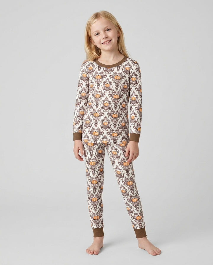 Template Bamboo Two Piece Long Sleeve Pyjamas Set
