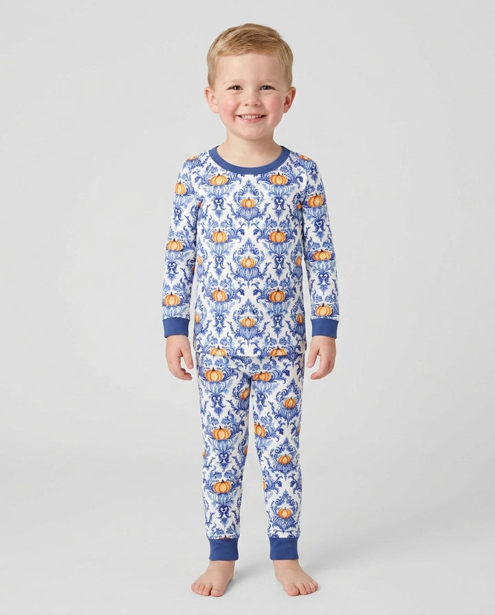 Template Bamboo Two Piece Long Sleeve Pyjamas Set