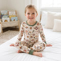 Template Bamboo Two Piece Long Sleeve Pyjamas Set