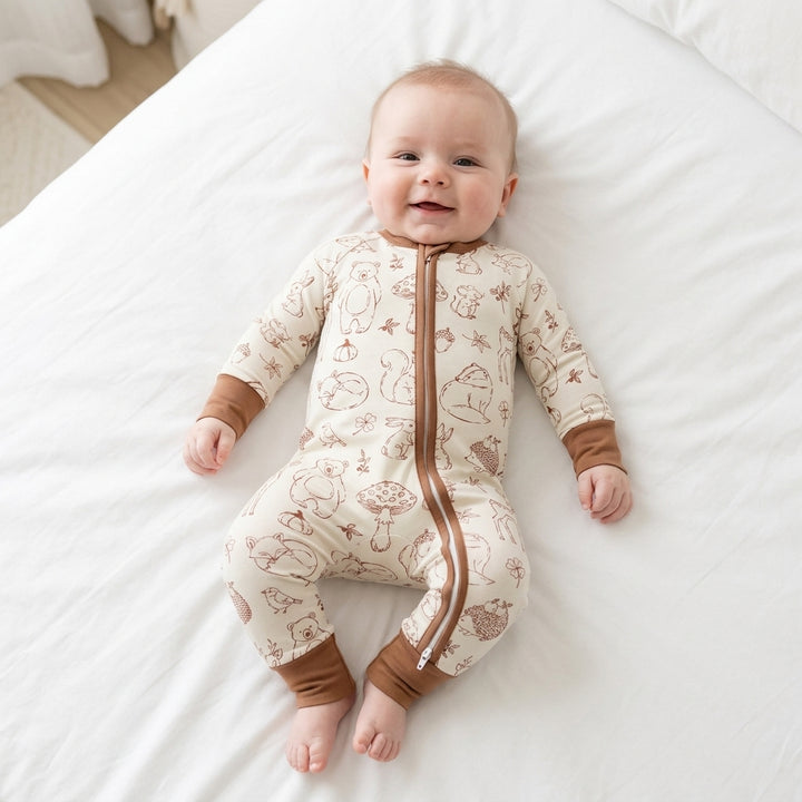Autumn Woodland Bamboo Convertible Zippy