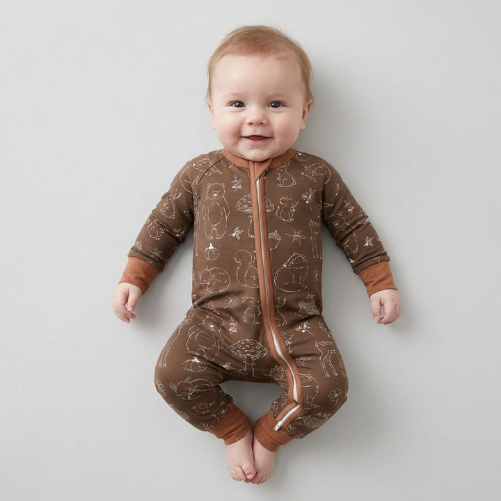 Autumn Woodland Bamboo Convertible Zippy