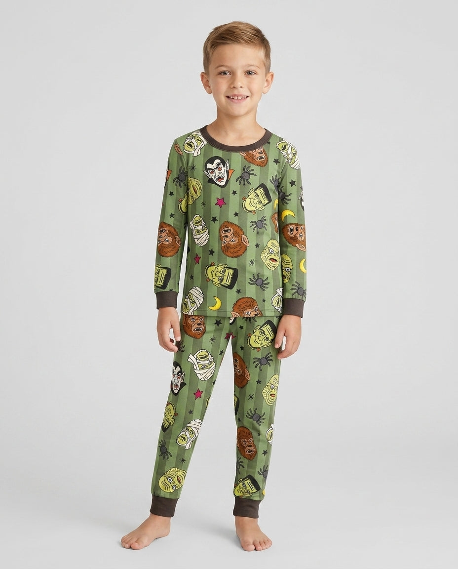 Template Bamboo Two Piece Long Sleeve Pyjamas Set