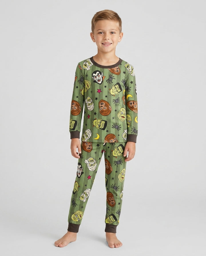 Template Bamboo Two Piece Long Sleeve Pyjamas Set