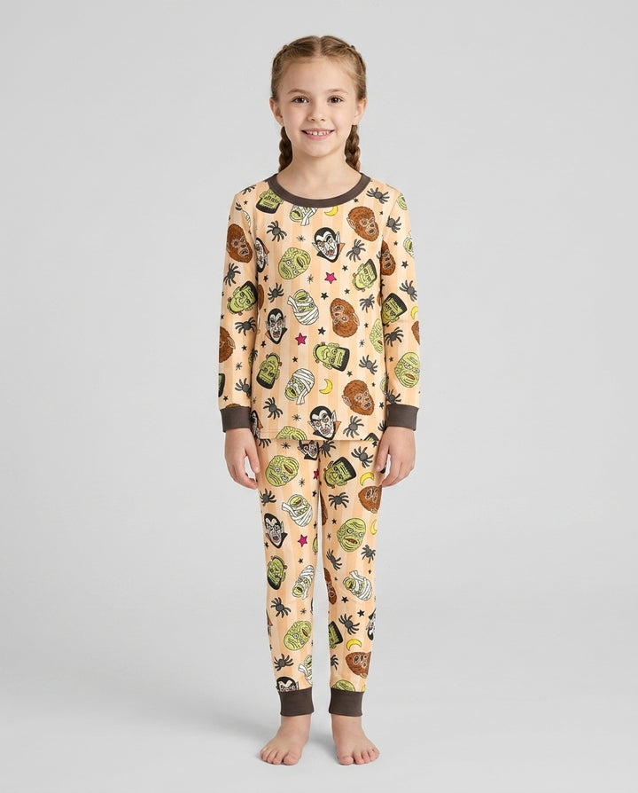 Template Bamboo Two Piece Long Sleeve Pyjamas Set