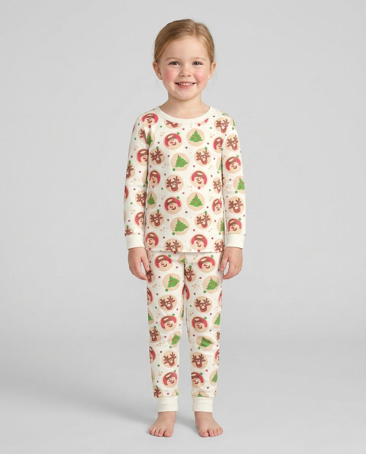 Template Bamboo Two Piece Long Sleeve Pyjamas Set