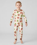 Template Bamboo Two Piece Long Sleeve Pyjamas Set