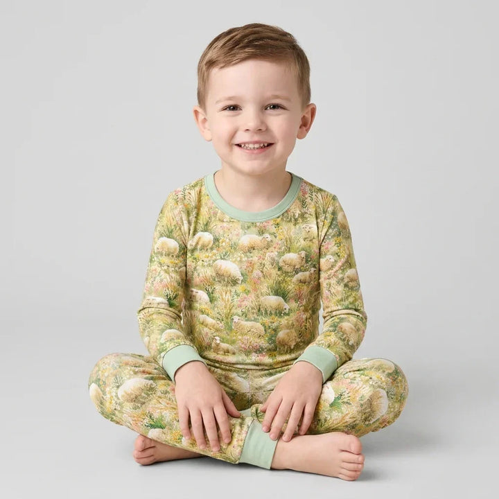 Template Bamboo Two Piece Long Sleeve Pyjamas Set