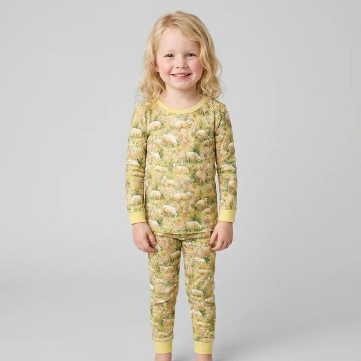 Template Bamboo Two Piece Long Sleeve Pyjamas Set