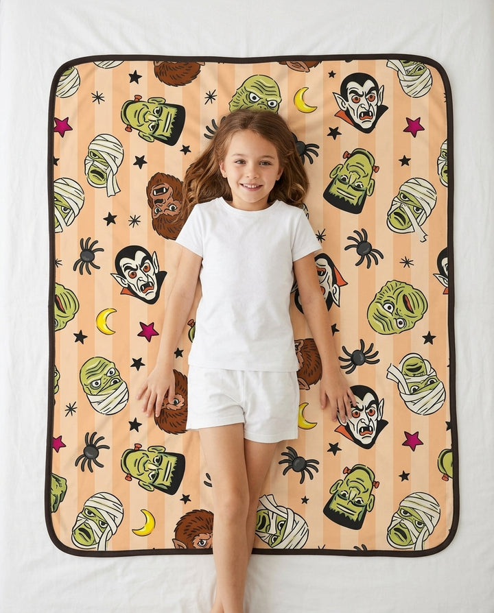 Creepy Crew Family Matching Bamboo Blanket