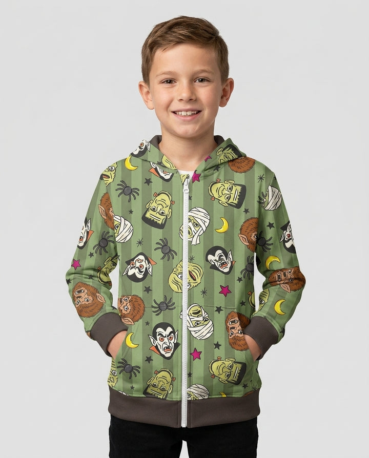 Creepy Crew Family Matching Bamboo Zip Hoodie