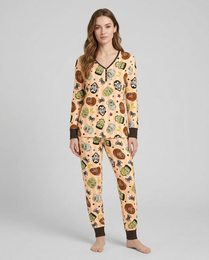 Creepy Crew Family Matching Bamboo Women Pajama Set