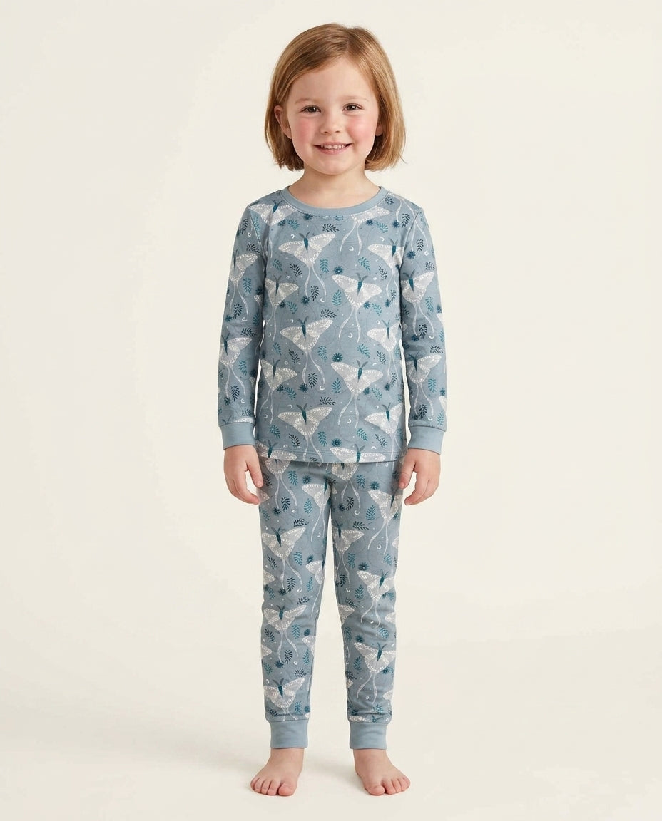 Template Bamboo Two Piece Long Sleeve Pyjamas Set
