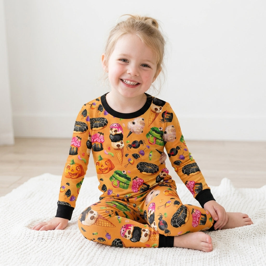 Template Bamboo Two Piece Long Sleeve Pyjamas Set