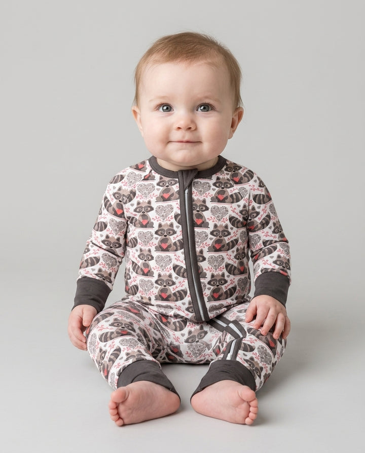 Valentine Raccoon Bamboo Convertible Zippy