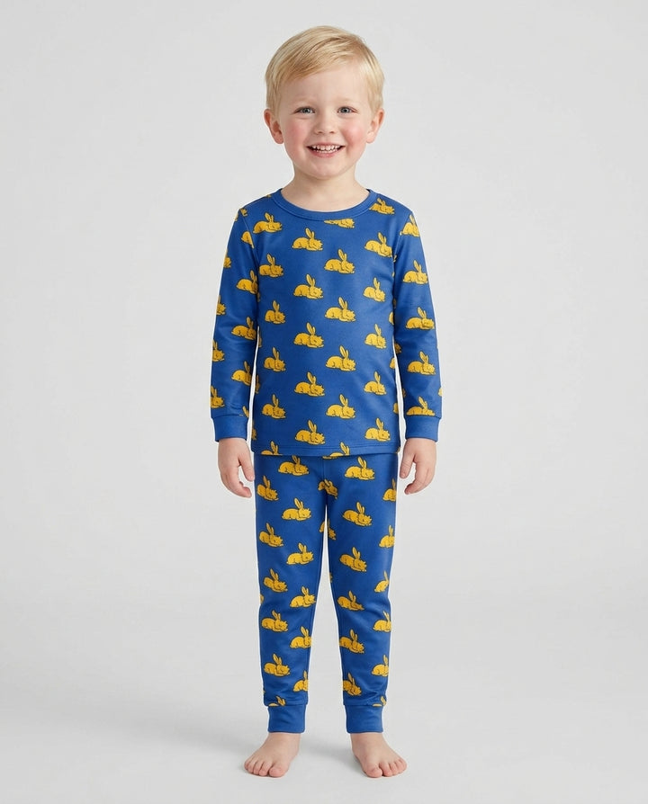 Template Bamboo Two Piece Long Sleeve Pyjamas Set