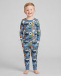 Little Monsters Bamboo Two Piece Long Sleeve Pyjamas Set For Halloween