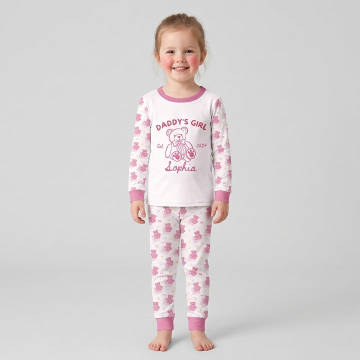 Daddy's Girl Club Bamboo Two Piece Long Sleeve Pajama Set