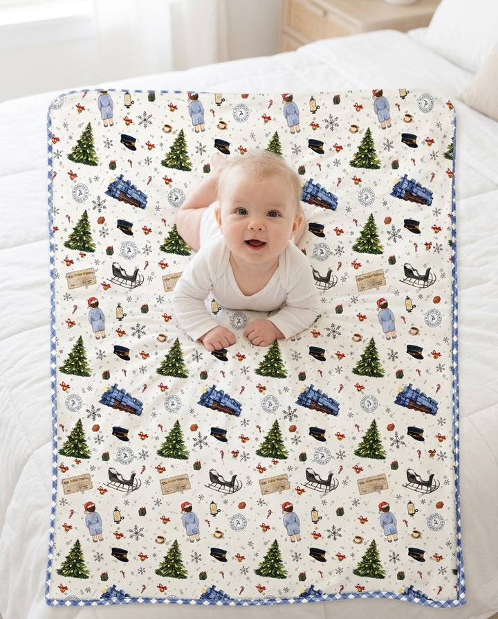 North Pole Adventure Bamboo Blanket
