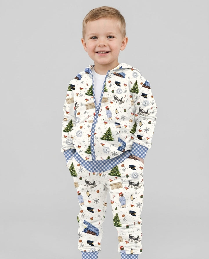 North Pole Adventure Bamboo Zip Hoodie