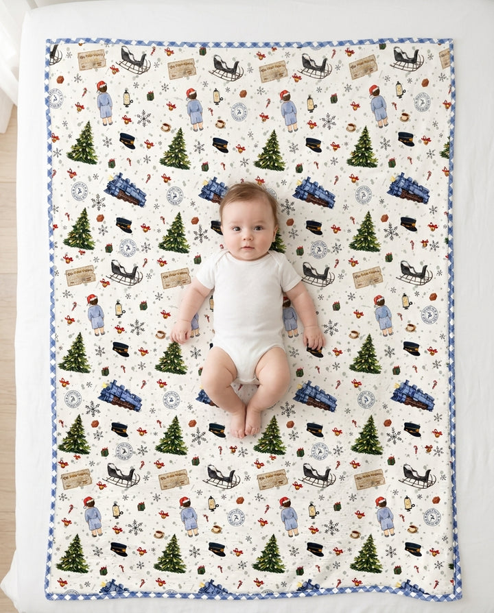 North Pole Adventure Bamboo Blanket