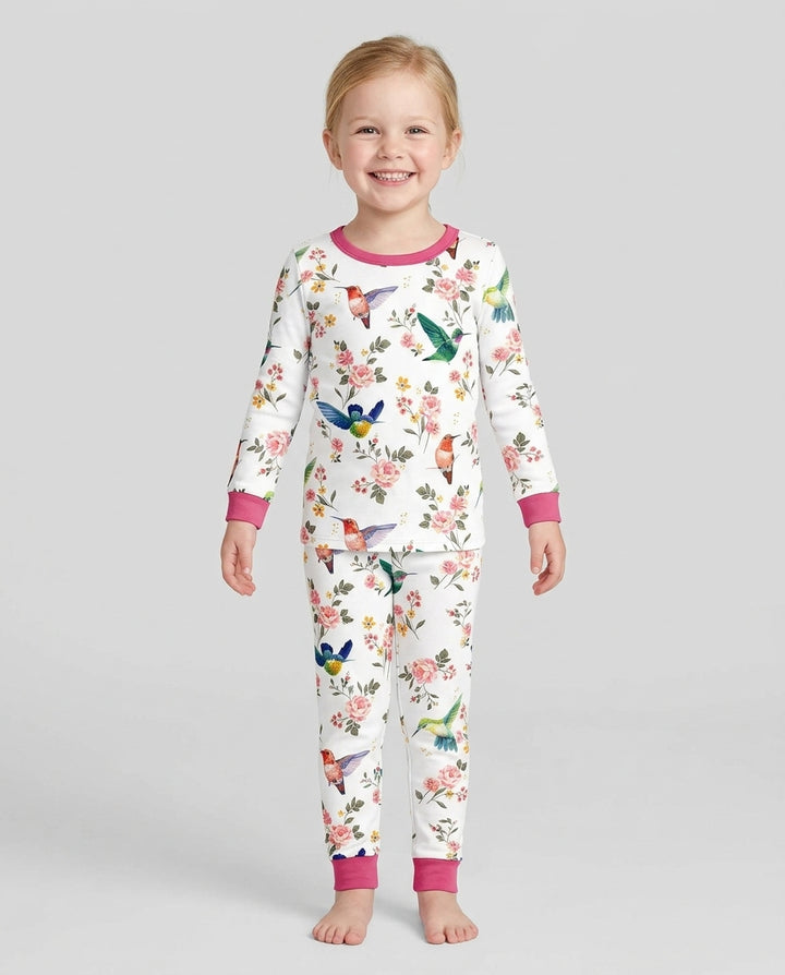 Template Bamboo Two Piece Long Sleeve Pyjamas Set