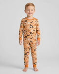 Cozy Coquette Teddy Bear Halloween Bamboo Two Piece Long Sleeve Pajama Set