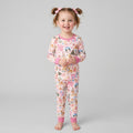 Preppy Christmas Bamboo Two Piece Long Sleeve Pajama Set