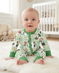 Funny Christmas Seagull Bamboo Convertible Zippy