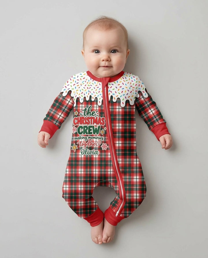 The Christmas Crew Custom Name Bamboo Convertible Zippy