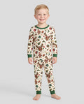 Football Christmas Merry Kickmas Bamboo Two Piece Long Sleeve Pajama Set