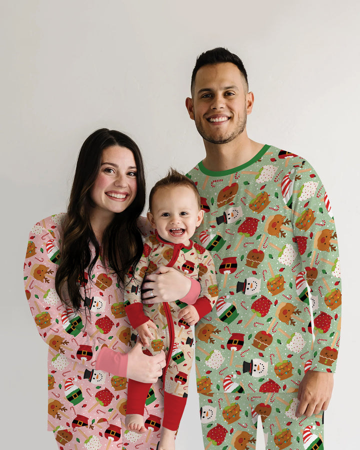 Christmas Cake Pops Family Matching Bamboo Convertible Zippy