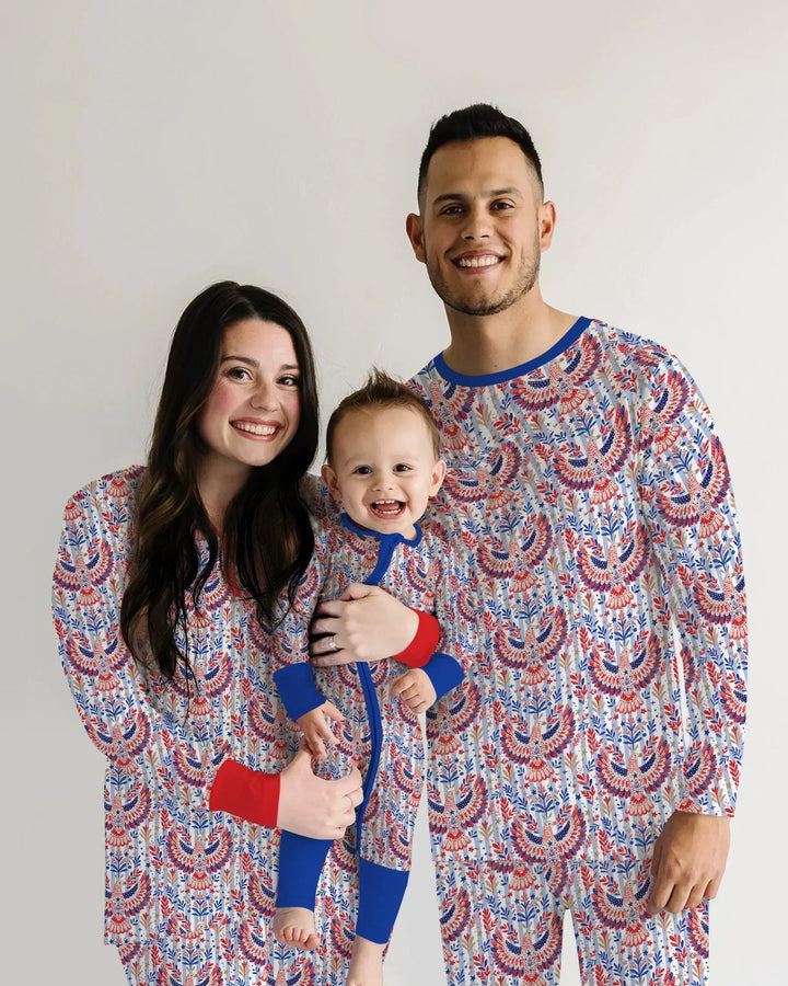 Patriotic Eagle Bamboo Men's Pajama Set
