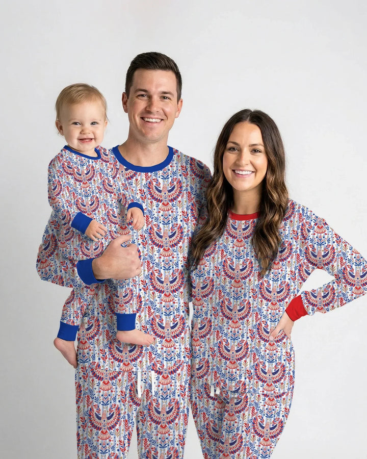 Patriotic Eagle Bamboo Men's Pajama Set