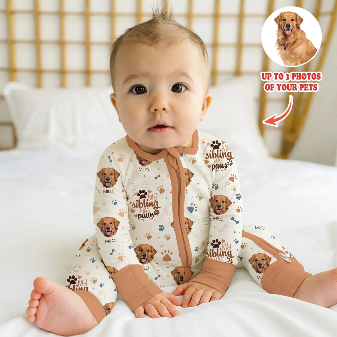 My Siblings Have Paws Convertible Zippy , My Siblings Have Paws Convertible Zippy - 0-3M