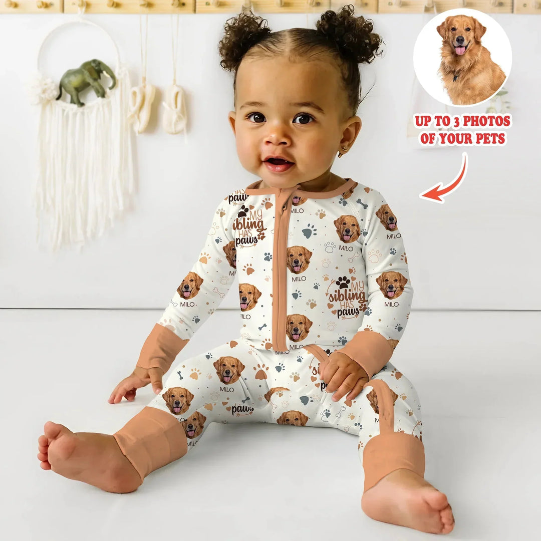 My Siblings Have Paws Convertible Zippy , My Siblings Have Paws Convertible Zippy - 0-3M