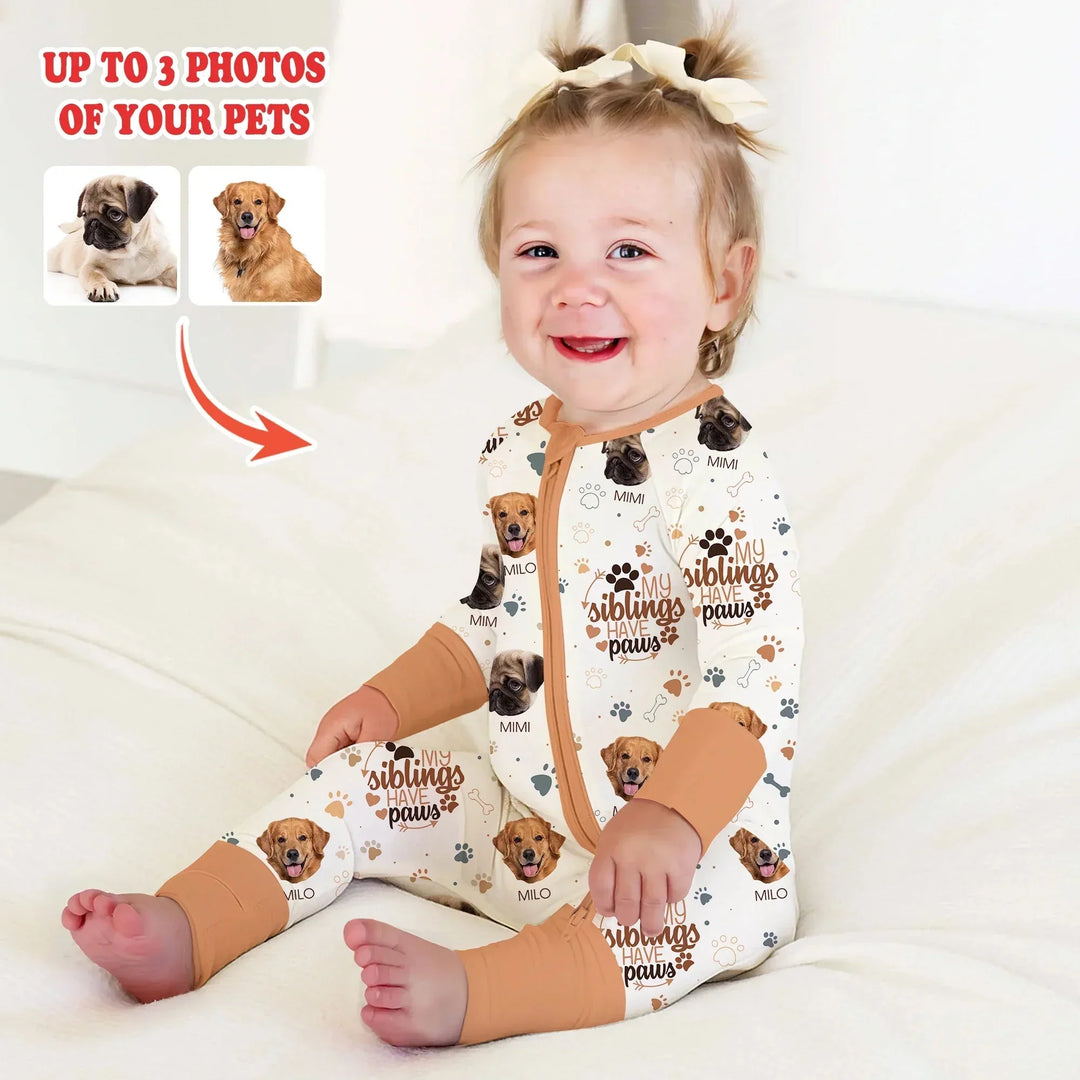 My Siblings Have Paws Convertible Zippy , My Siblings Have Paws Convertible Zippy - 0-3M