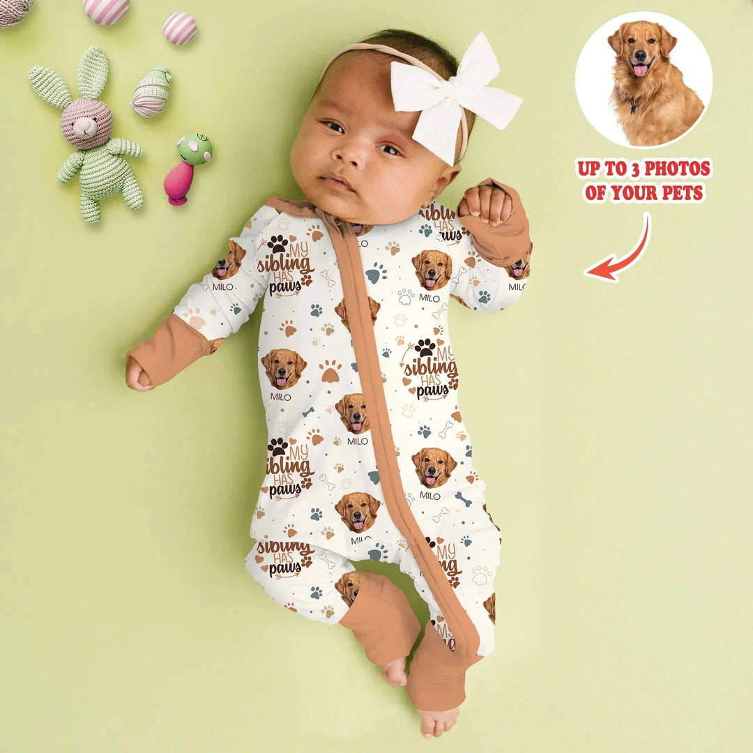 My Siblings Have Paws Convertible Zippy , My Siblings Have Paws Convertible Zippy - 0-3M