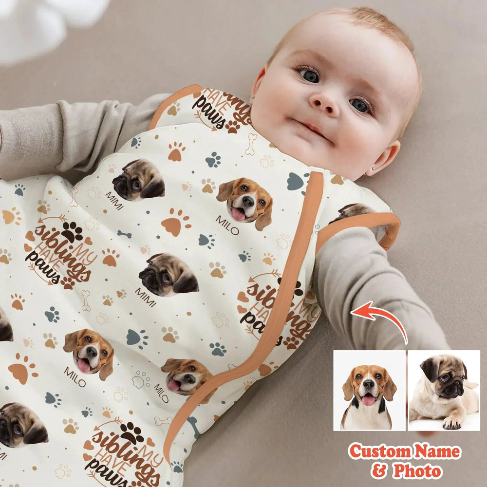 My Siblings Have Paws Sleep Bag 1.0 TOG , My Siblings Have Paws Sleep Bag 1.0 TOG - XS