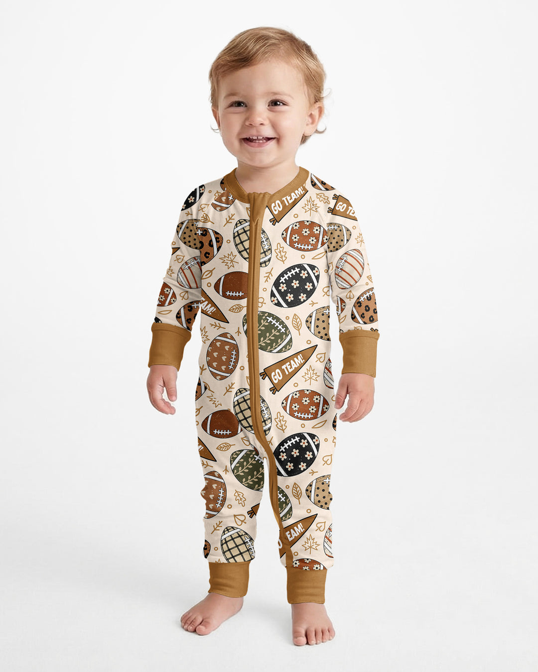 Football Fall Bamboo Convertible Zippy