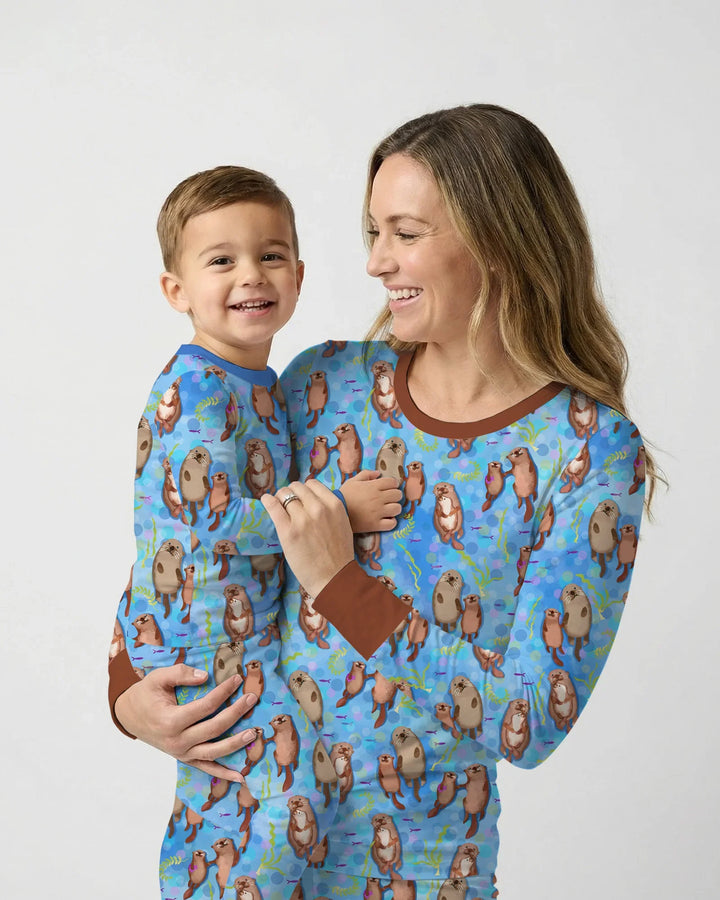 Otterly Together Bamboo Women Pajama Set