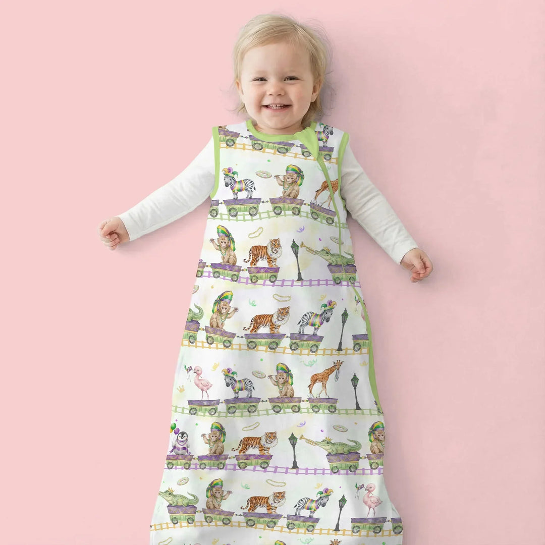 Mardi Gras Jungle Krewe Bamboo Sleep Bag