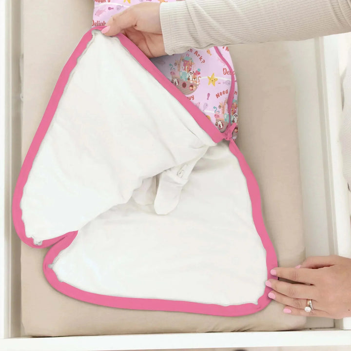 Noah’s Ark Custom Name Girl Sleep Bag , Noah’s Ark Custom Name Girl Sleep Bag - XS / 0.5 TOG