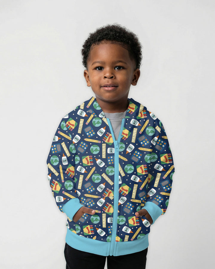 School Supply Bamboo Zip Hoodie