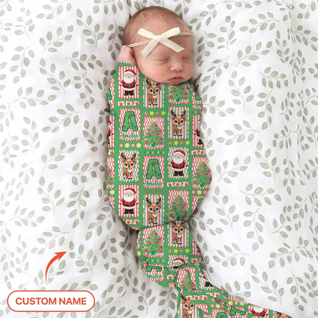 North Pole Wonderland Swaddle Blanket , North Pole Wonderland Swaddle Blanket - Default Title