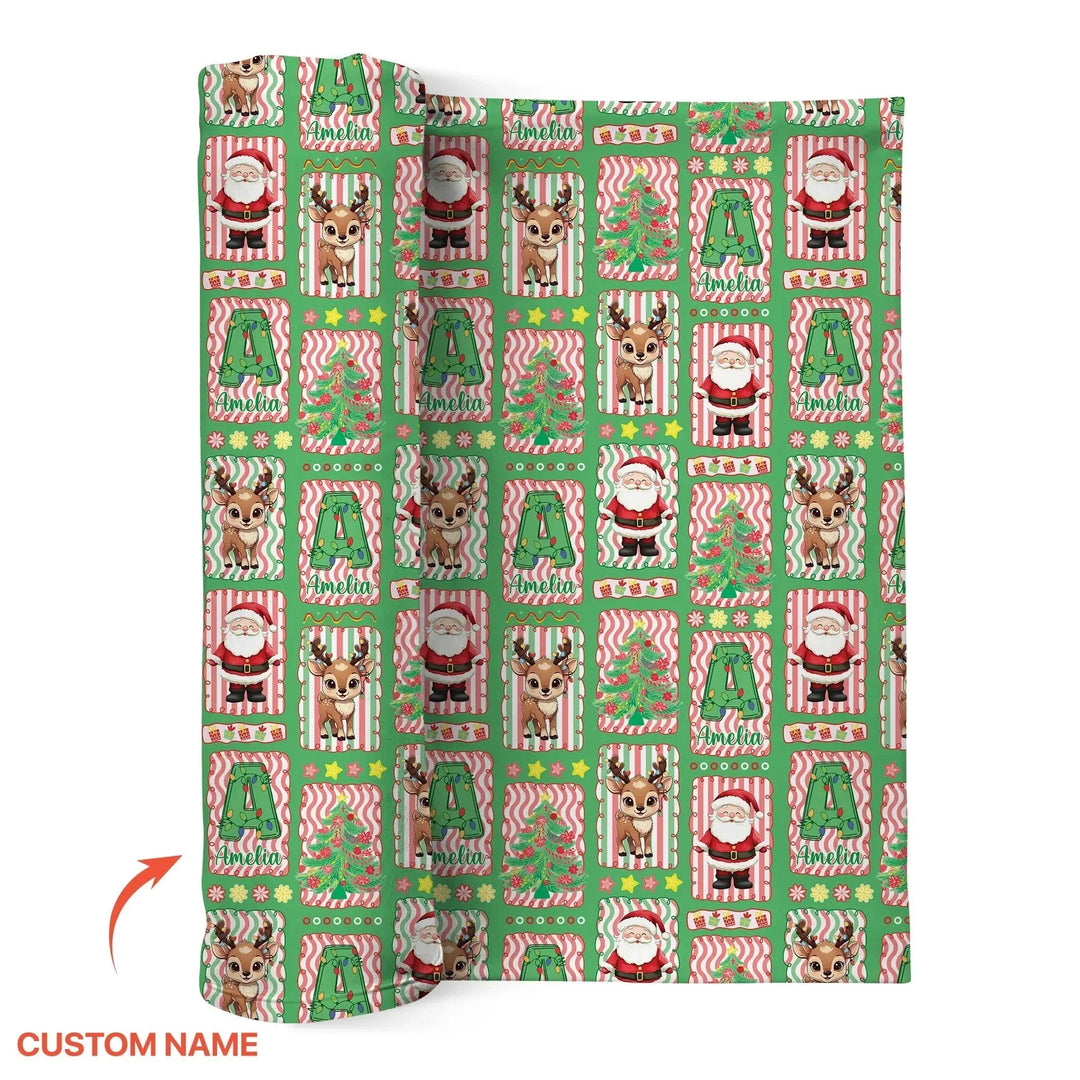 North Pole Wonderland Swaddle Blanket , North Pole Wonderland Swaddle Blanket - Default Title