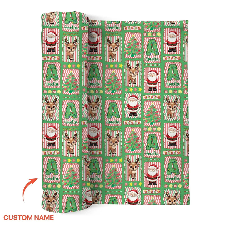 North Pole Wonderland Swaddle Blanket , North Pole Wonderland Swaddle Blanket - Default Title