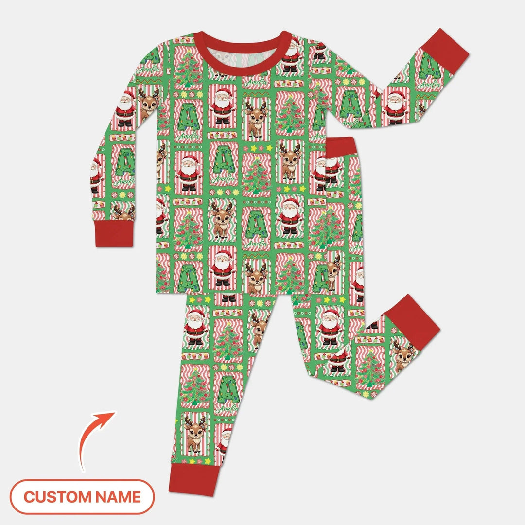 North Pole Wonderland Two Piece Long Sleeve Pajama Set , North Pole Wonderland Two Piece Long Sleeve Pajama Set - 12-18M